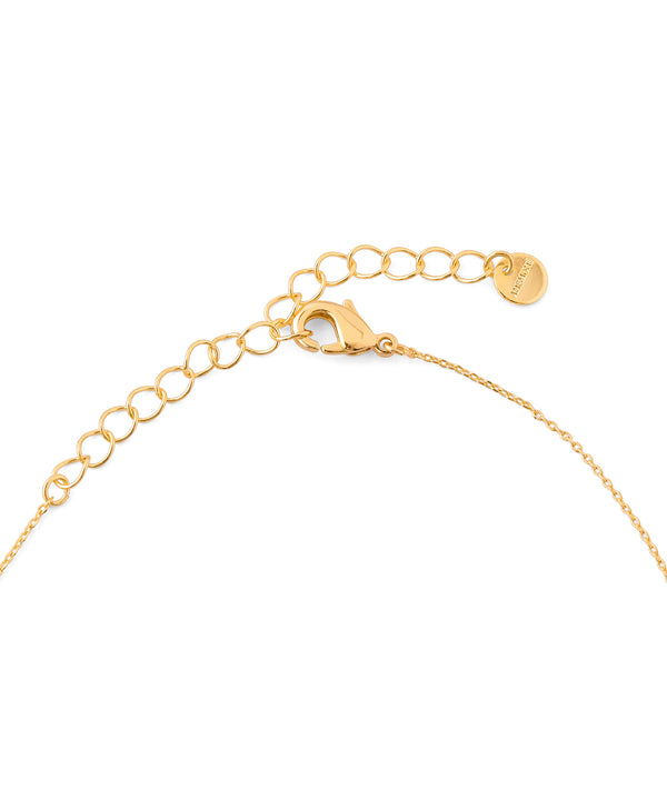 ウェーブビジューラインネックレス