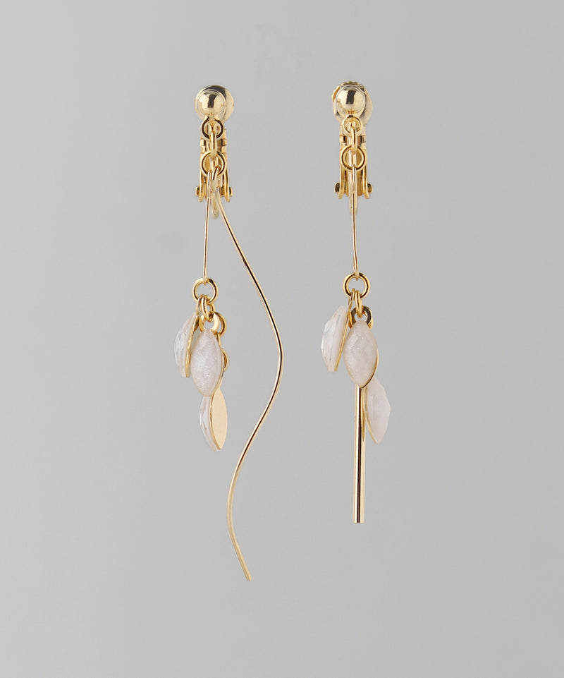 Glitter Drop Asymmetrical Earrings