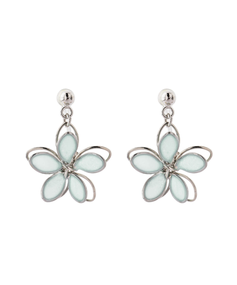 Dangling flower earrings