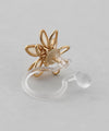 Petite Flower x Petite Pearl Earrings [Set of 2 Pairs]
