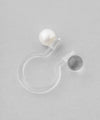 Petite Flower x Petite Pearl Earrings [Set of 2 Pairs]