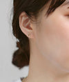 Petite Flower x Petite Pearl Earrings [Set of 2 Pairs]