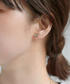 Petite Flower x Petite Pearl Earrings [Set of 2 Pairs]