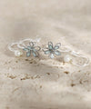 Petite Flower x Petite Pearl Earrings [Set of 2 Pairs]