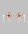 Petite Flower x Petite Pearl Earrings [Set of 2 Pairs]