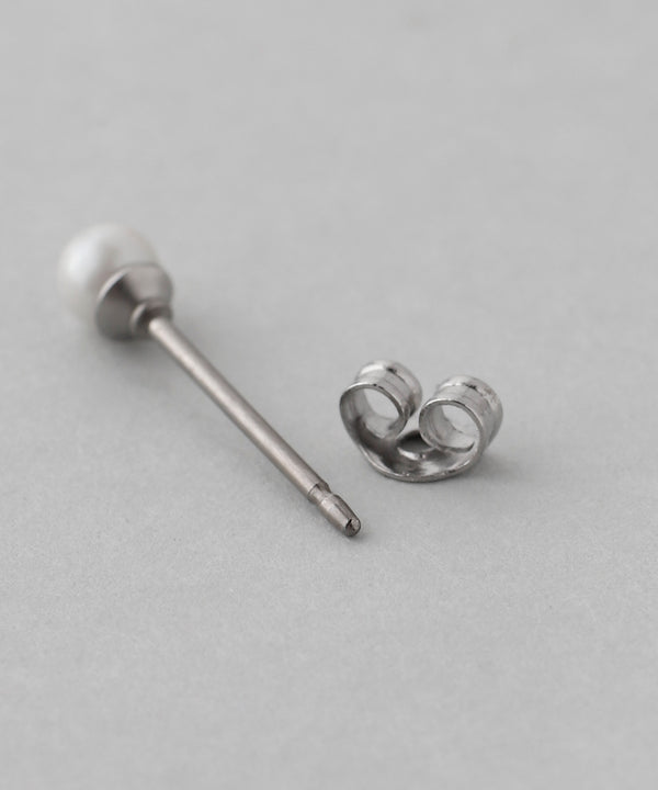 プチフラワー×プチパールピアス[2ペアセット]