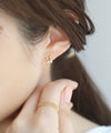 プチフラワー×プチパールピアス[2ペアセット]
