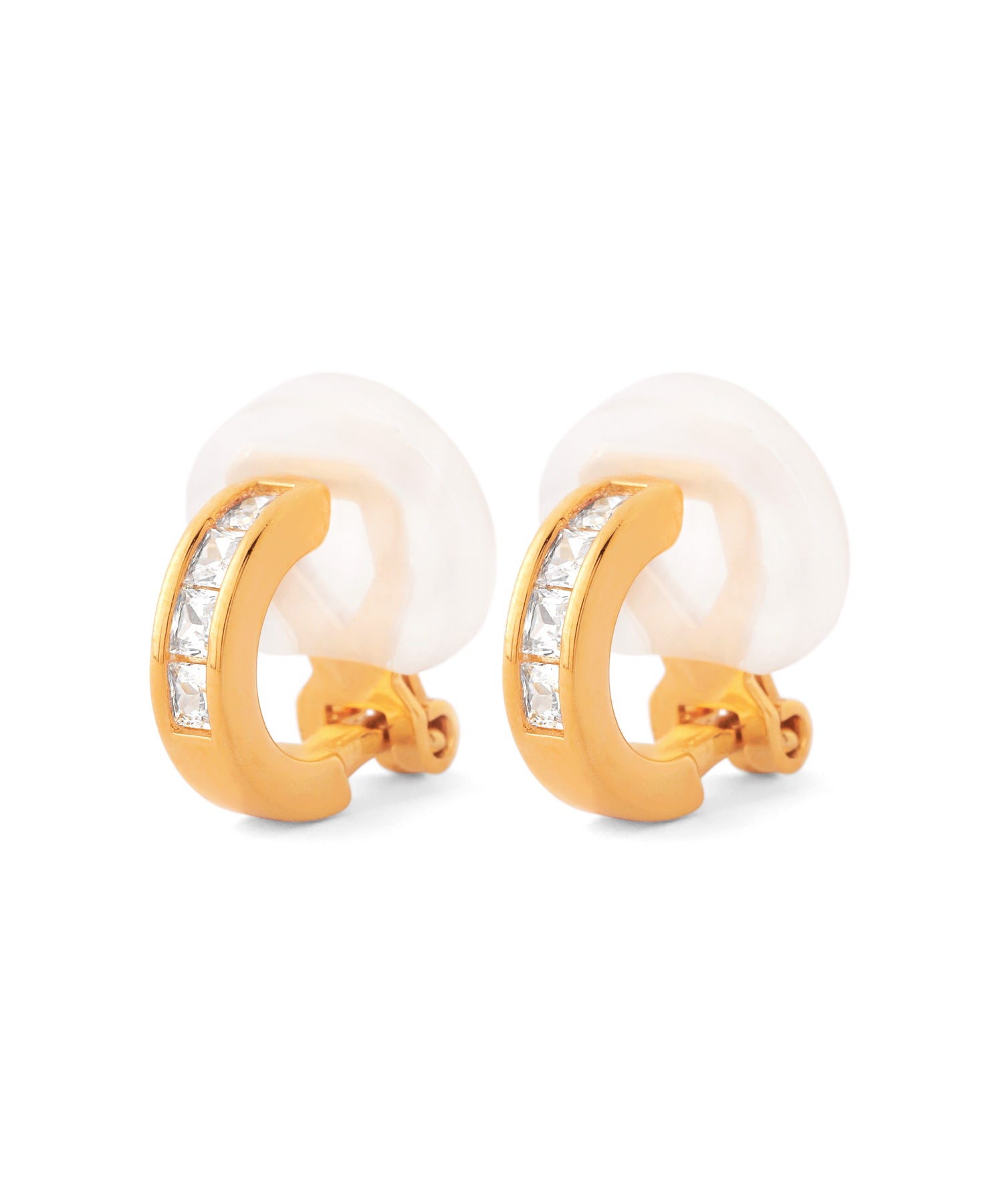 mimi33】ビジューフープイヤリング[Sheerchic]｜アネモネ・シエナロゼ