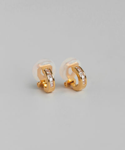 ビジューフープイヤリング[Sheerchic]