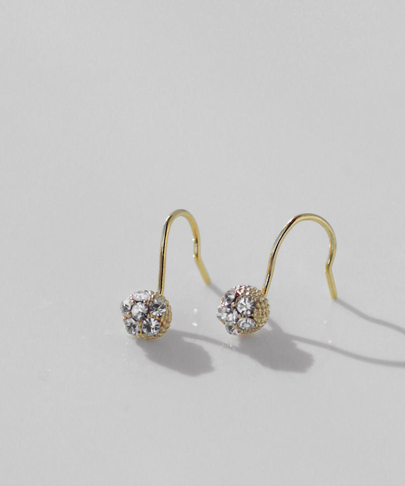 Jeweled Hook Earrings [Basic]