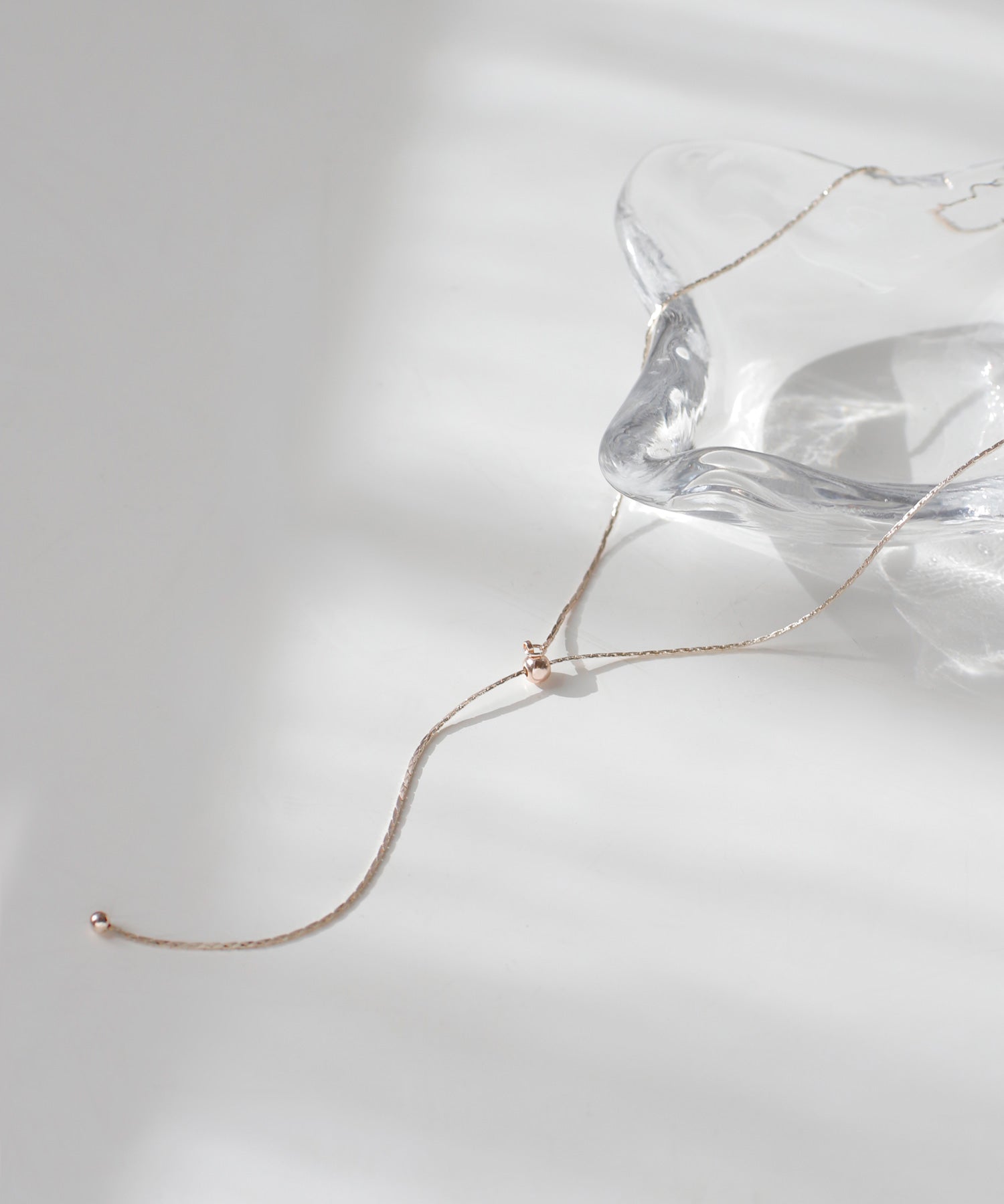 ANEMONE】Y字チェーンネックレス｜アネモネ・シエナロゼ・ミミサン