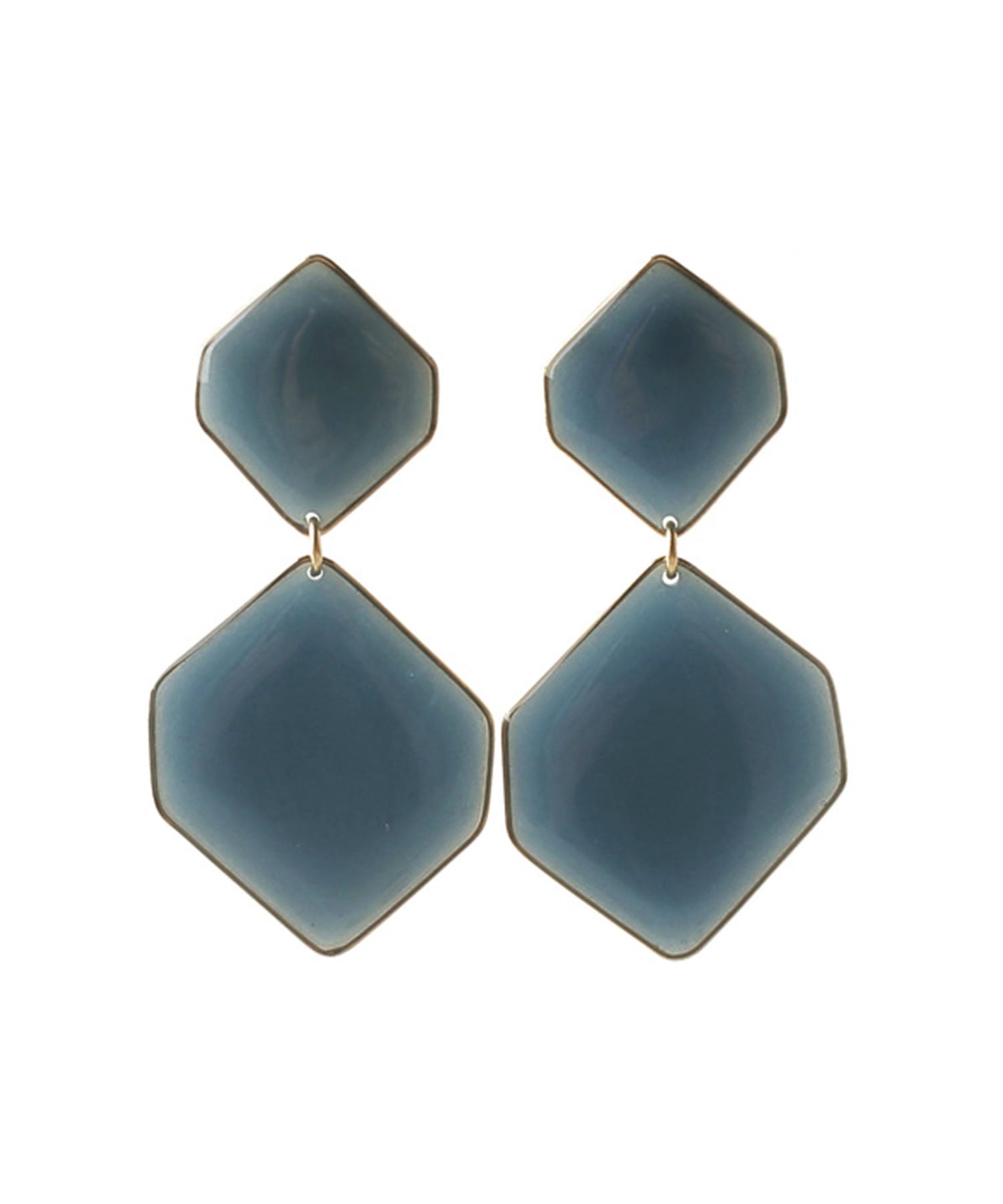 ANEMONE】ダブルヘキサゴンのつやつやピアス｜SANPO ONLINE(サンポー