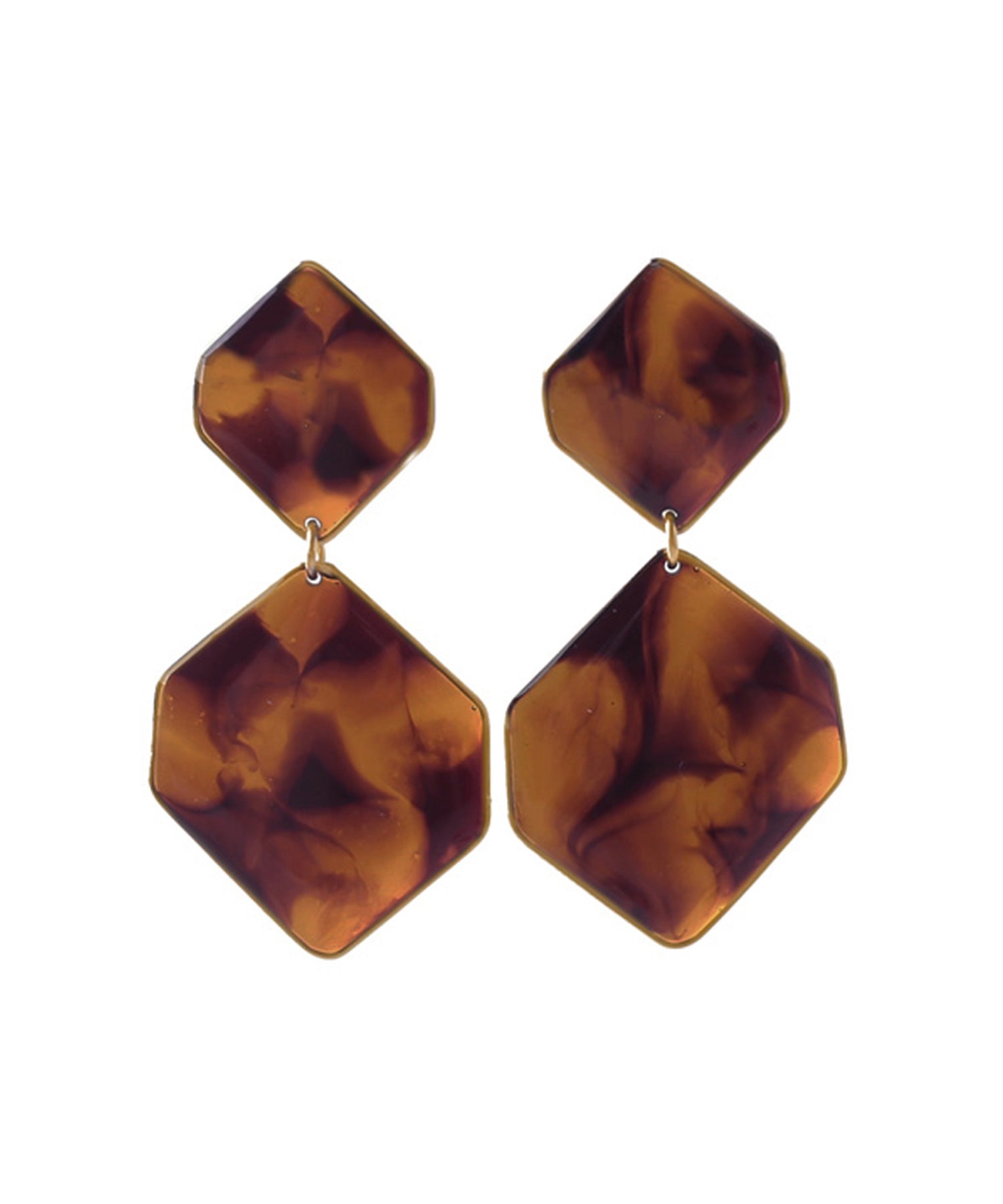 ANEMONE】ダブルヘキサゴンのつやつやピアス｜SANPO ONLINE(サンポー