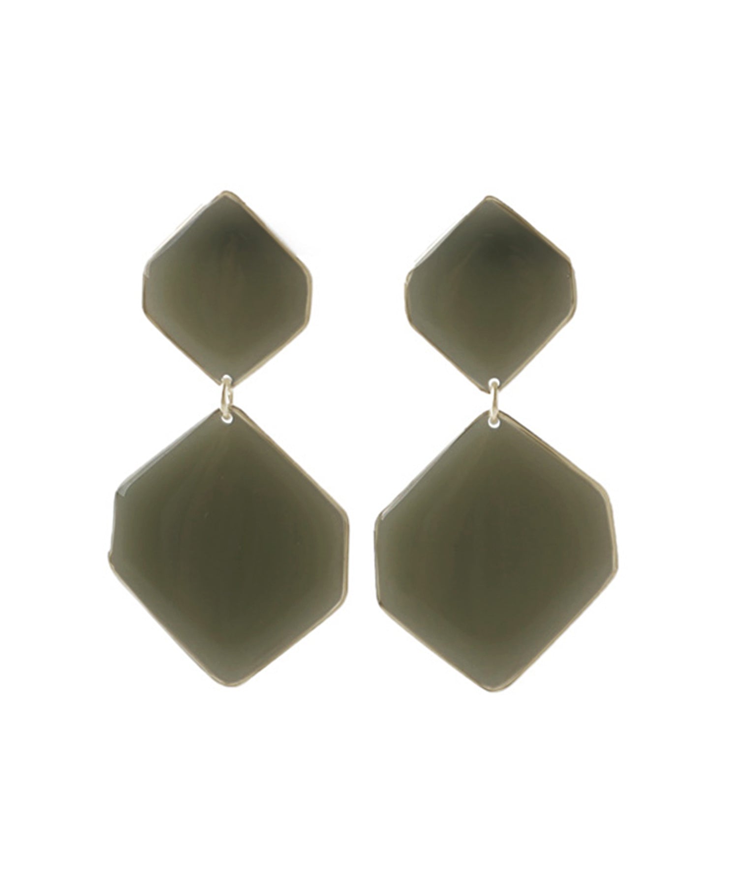 ys0629☺︎ 同梱⭐️ヘキサゴン型ルビー14kgfピアス ANEMONE】ダブルヘキサゴンのつやつやピアス｜SANPO ONLINE(サンポー