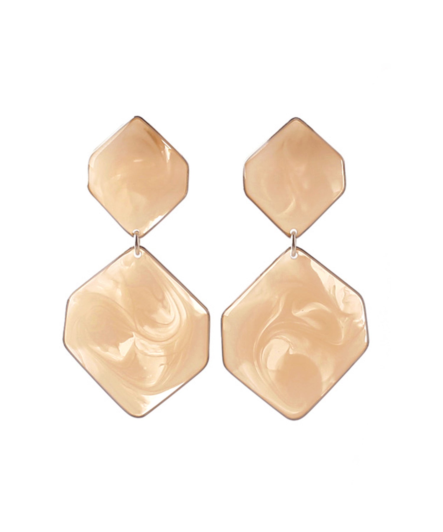 ANEMONE】ダブルヘキサゴンのつやつやピアス｜SANPO ONLINE(サンポー