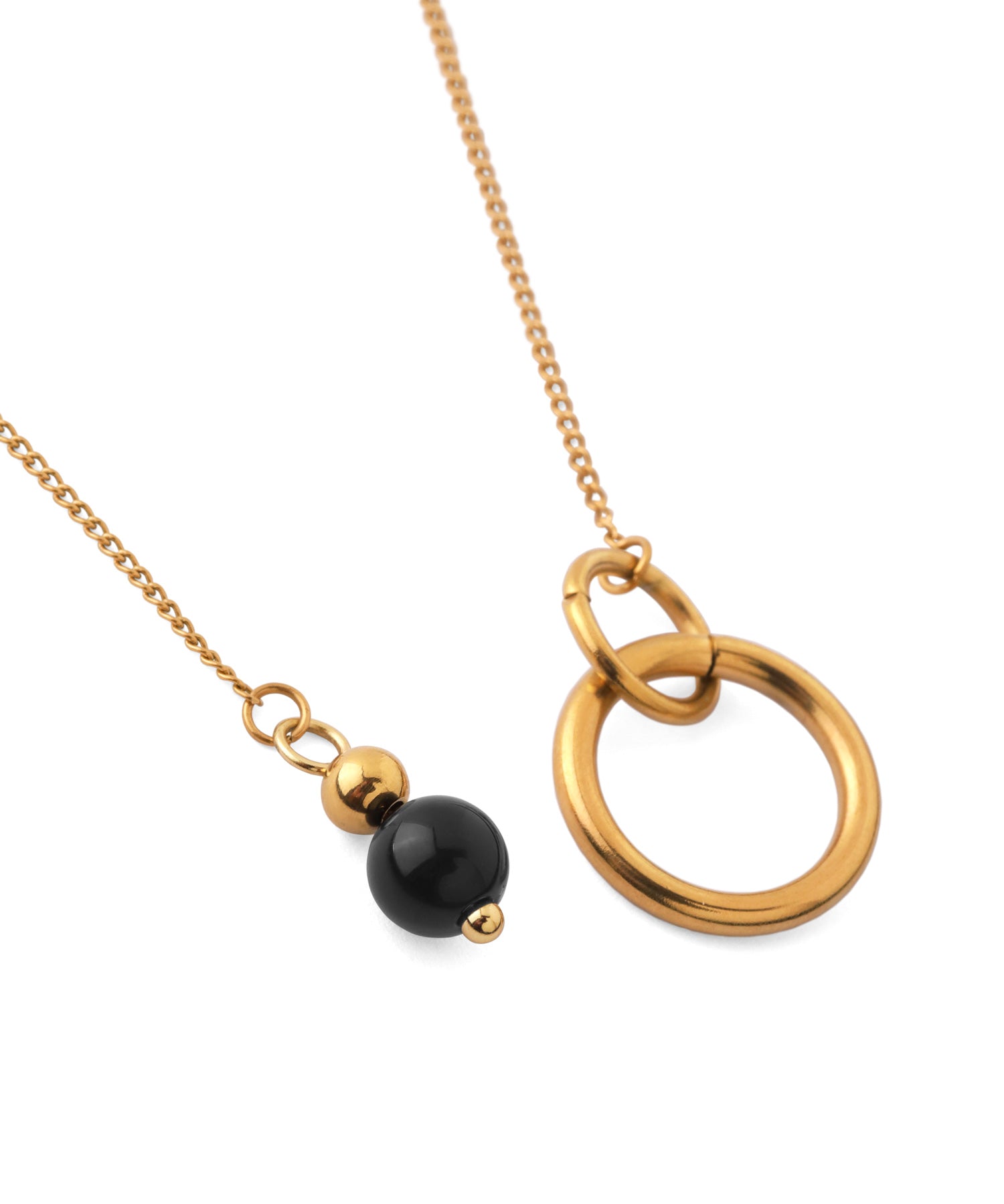 ANEMONE】【ステンレス】スフィアラリエットネックレス｜アネモネ