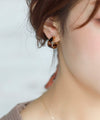 Green Curl Earrings [S]