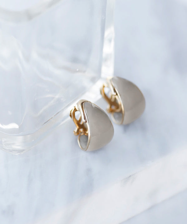 Green Curl Earrings [S]