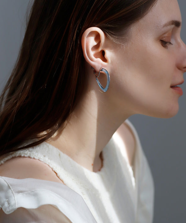 クリアカラーフープイヤリング[S][Basic]