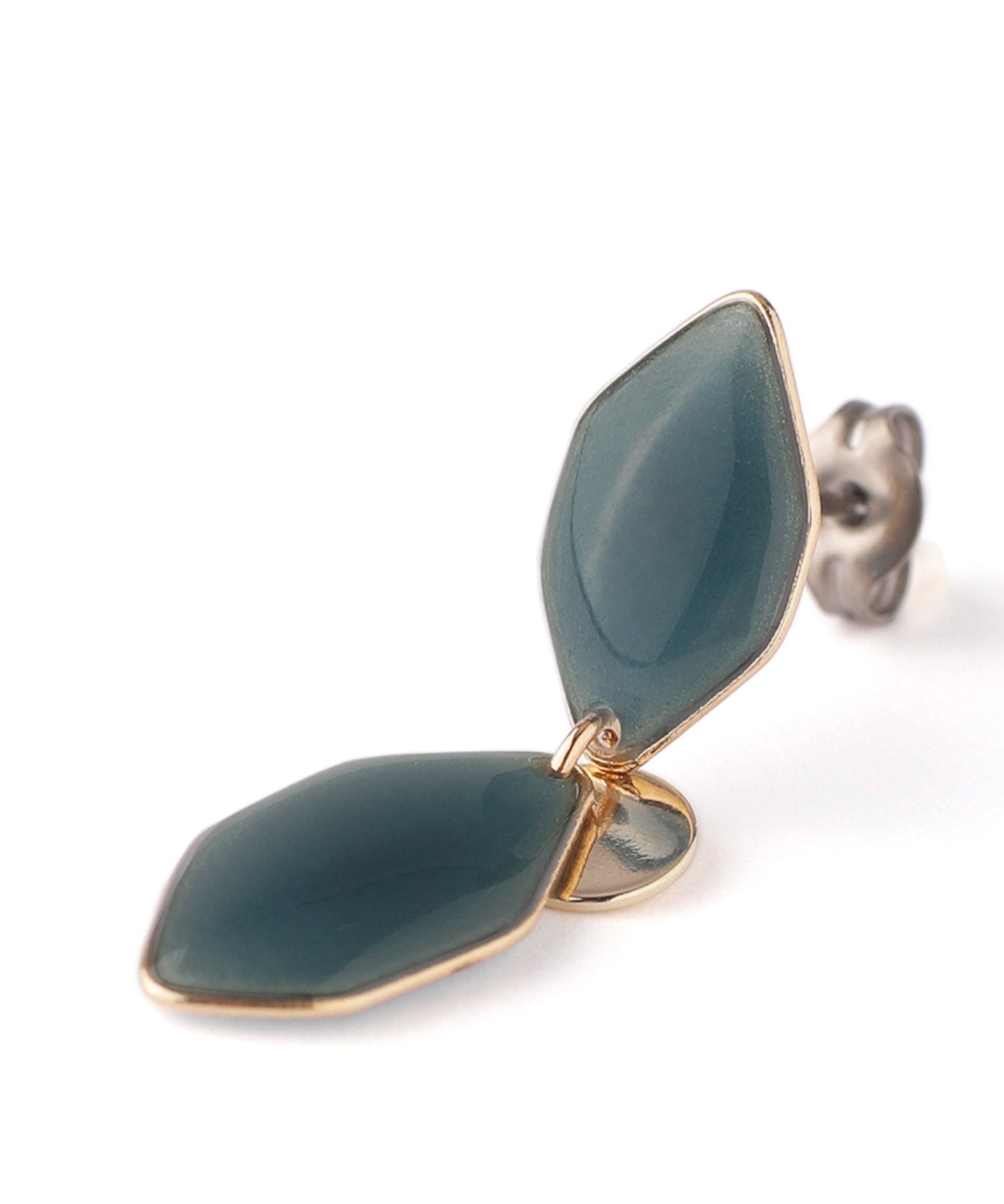 ANEMONE】ダブルヘキサゴンのつやつやミニピアス｜SANPO ONLINE