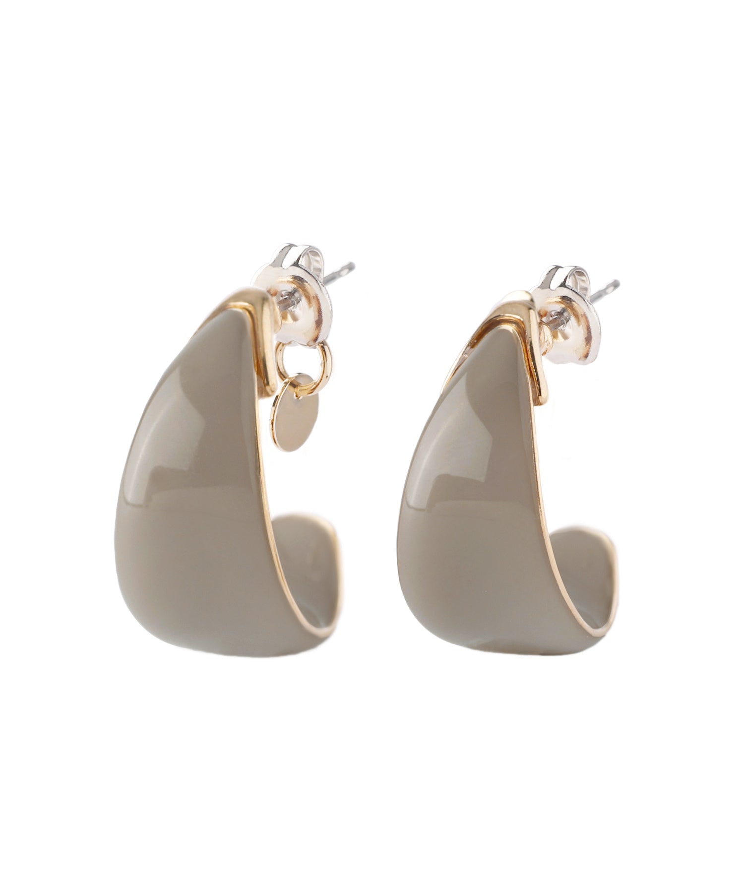 ANEMONE】グリーンカールピアス[M]｜SANPO ONLINE(サンポーオンライン)