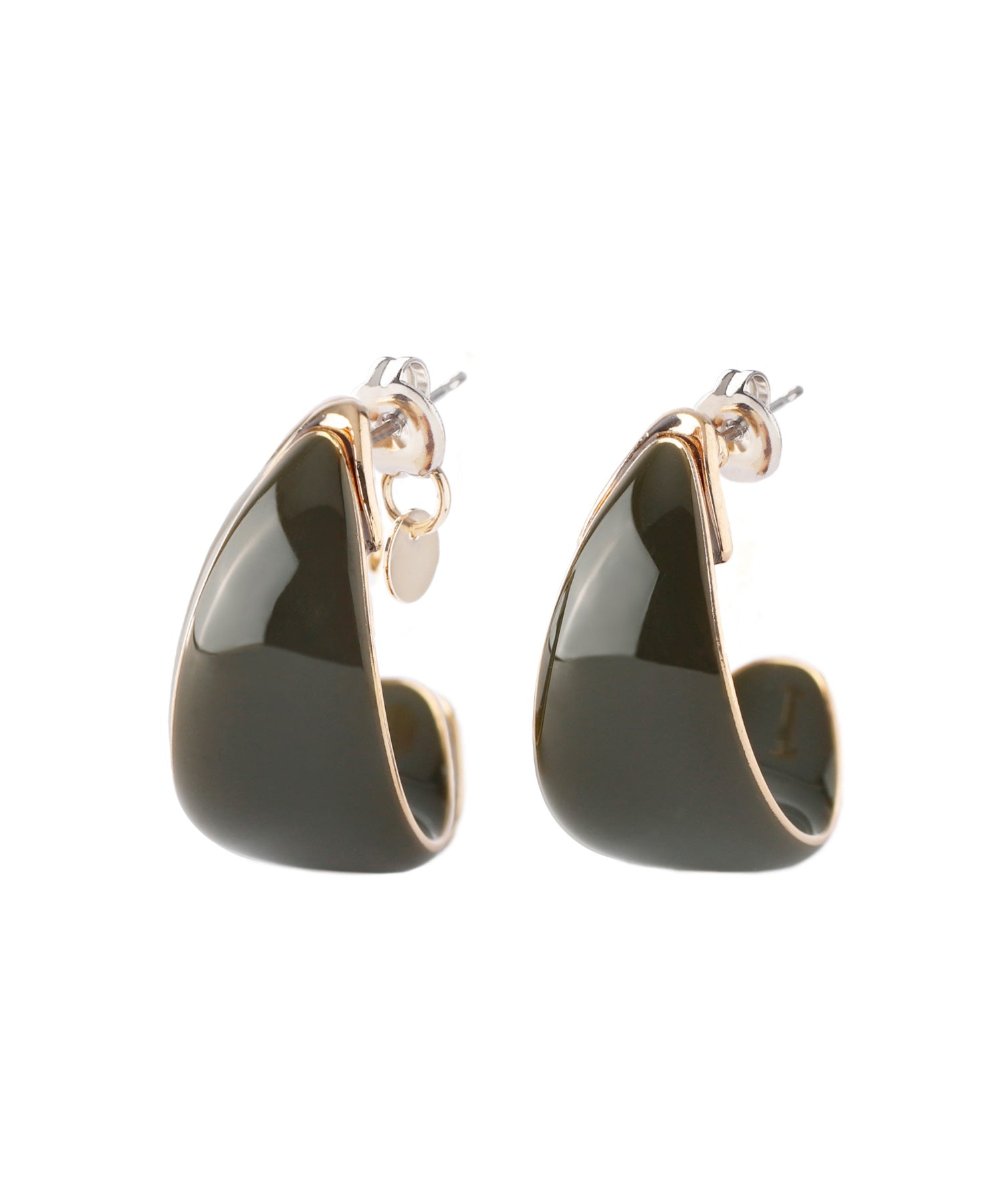 ANEMONE】グリーンカールピアス[M]｜SANPO ONLINE(サンポーオンライン)