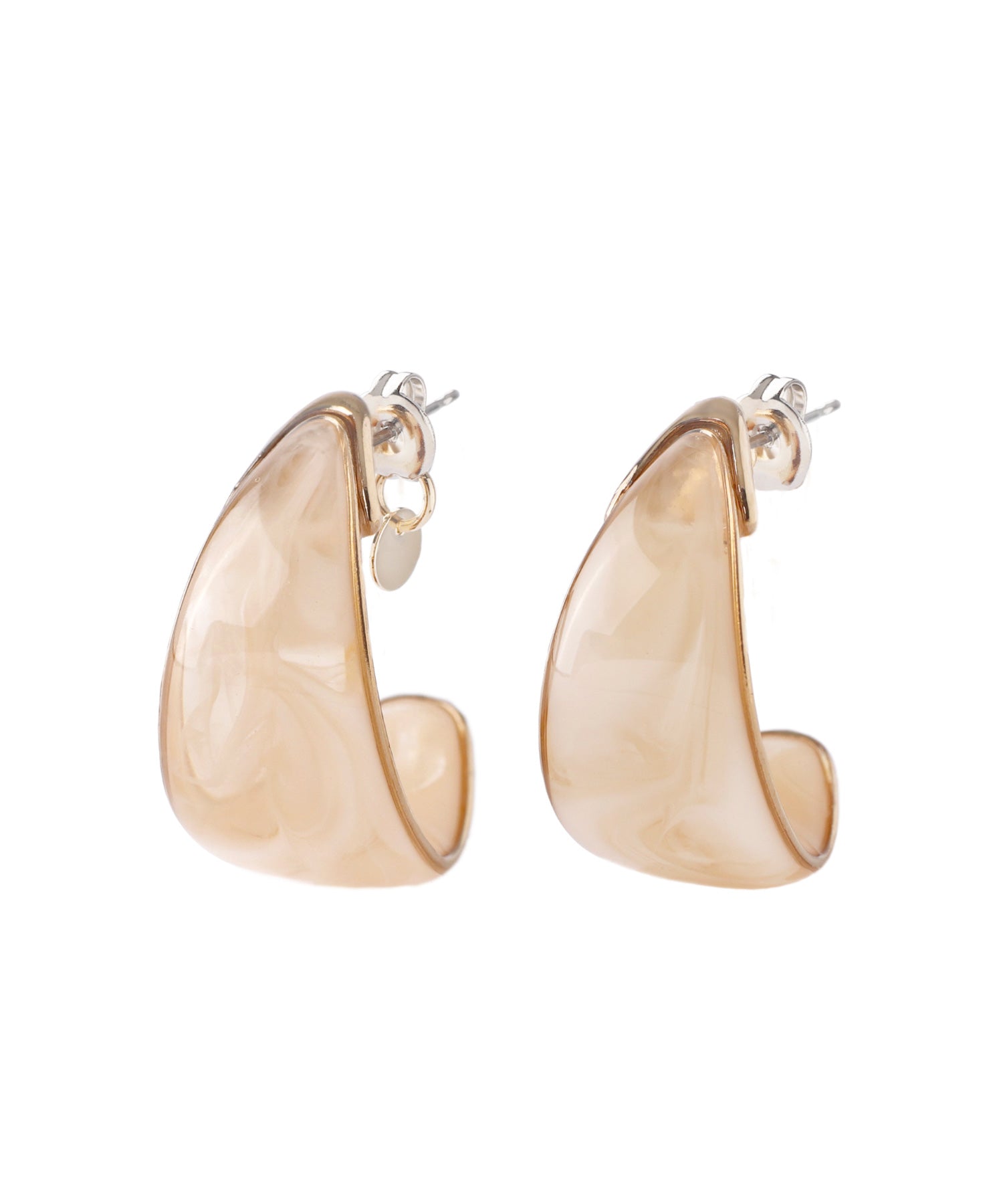 ANEMONE】グリーンカールピアス[M]｜SANPO ONLINE(サンポー