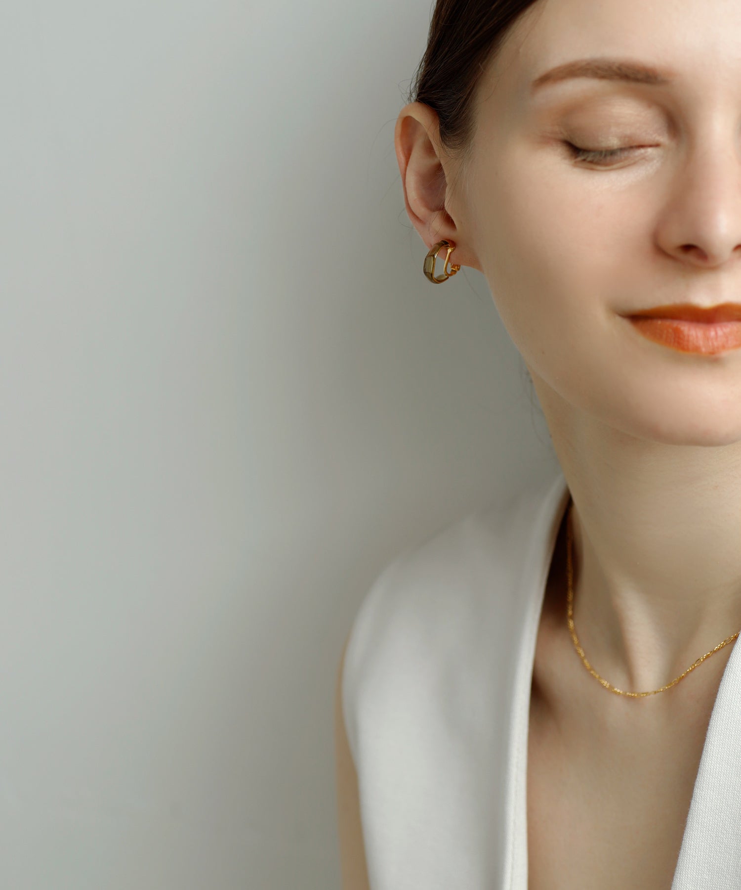 mimi33】ニュアンスフープイヤリング[S][Sheerchic]｜SANPO ONLINE