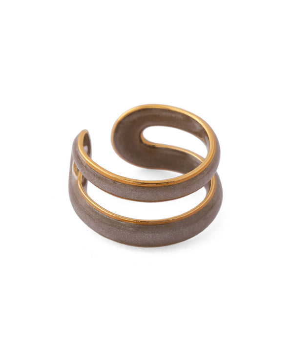 ダブルラインカラーイヤーカフ[Sheerchic]