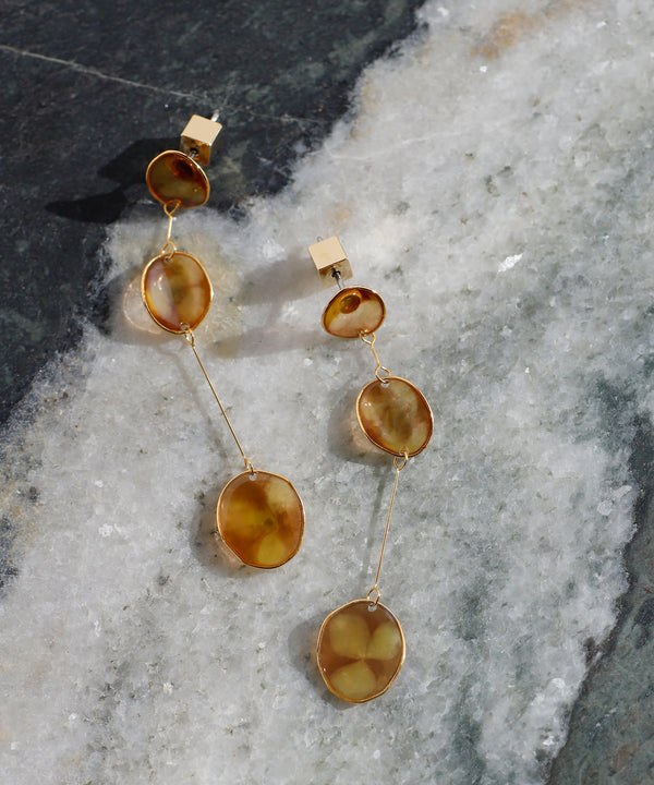 mimi33】マーブルロングピアス[Sheerchic]｜SANPO ONLINE(サンポー