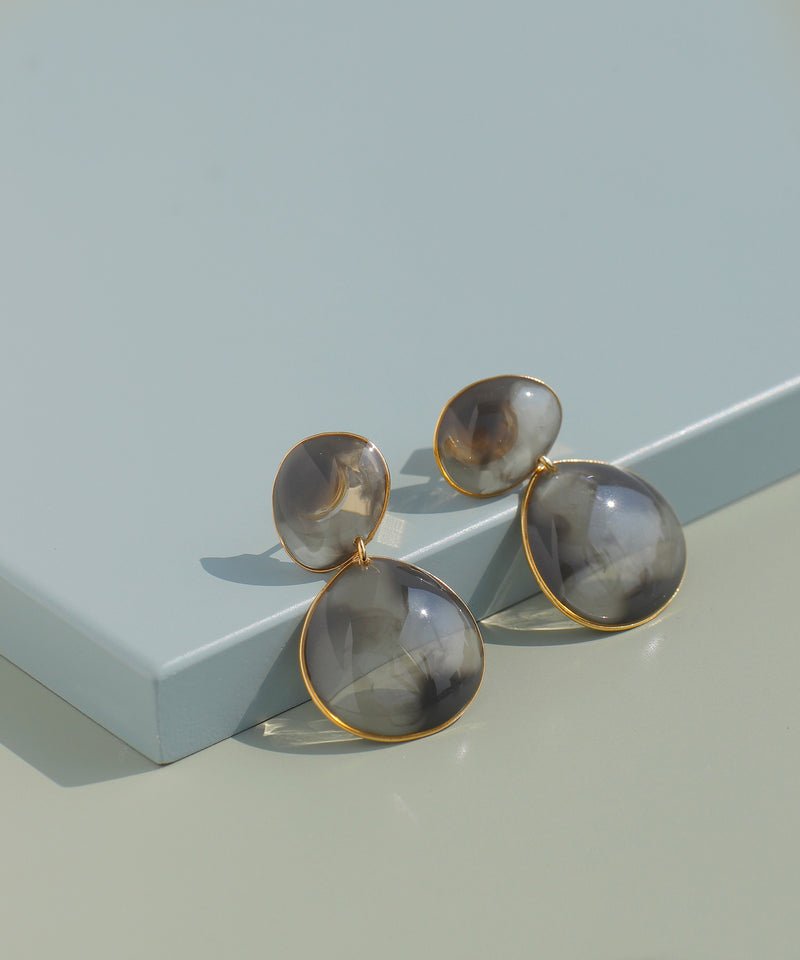 Marble earrings [Sheerchic]