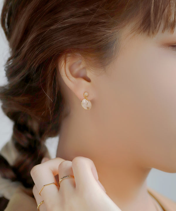 サークルプレートピアス