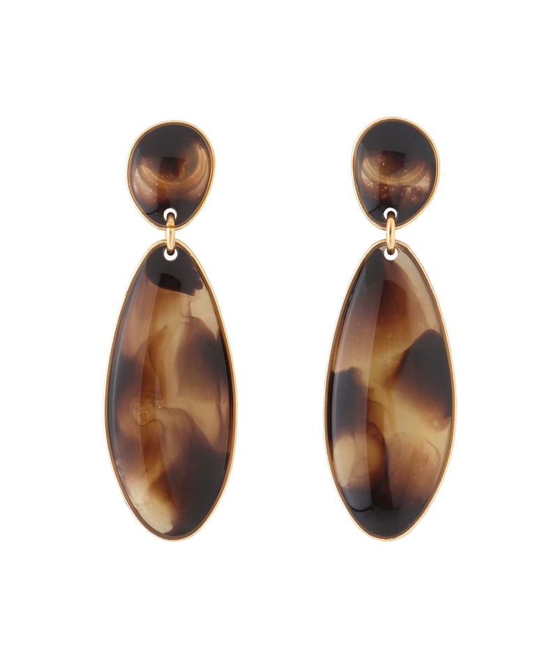 Oval Plate Earrings