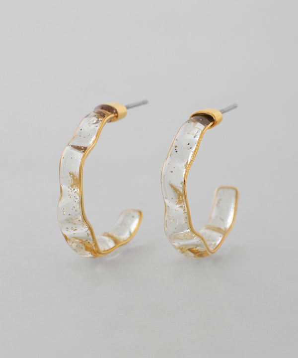 ニュアンスフープピアス[M][Sheerchic]