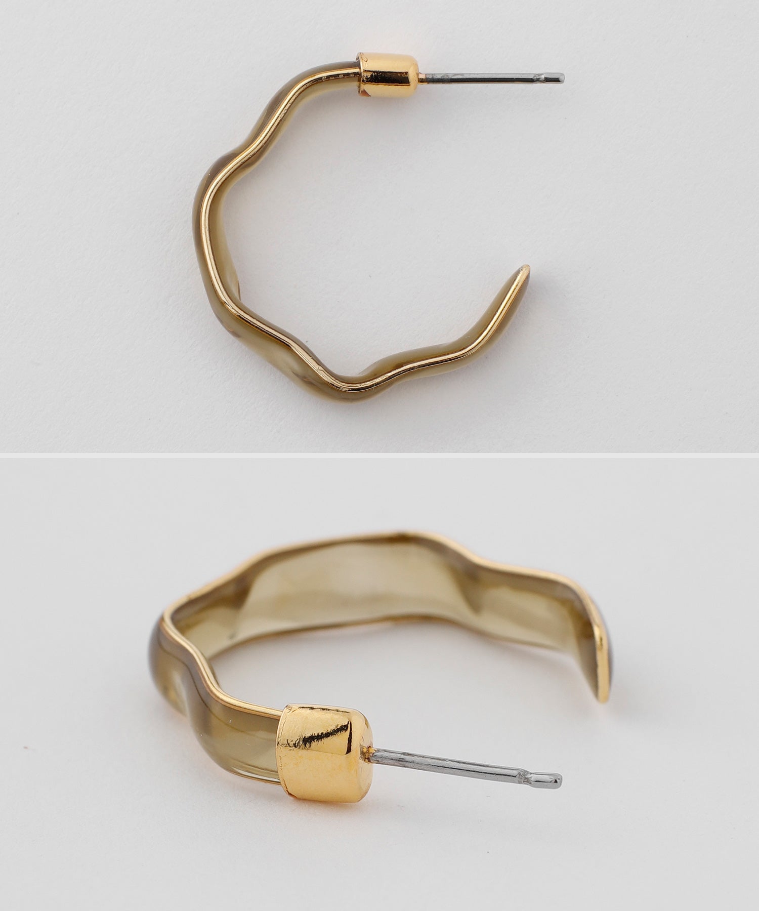 mimi33】ニュアンスフープピアス[M][Sheerchic]｜SANPO ONLINE