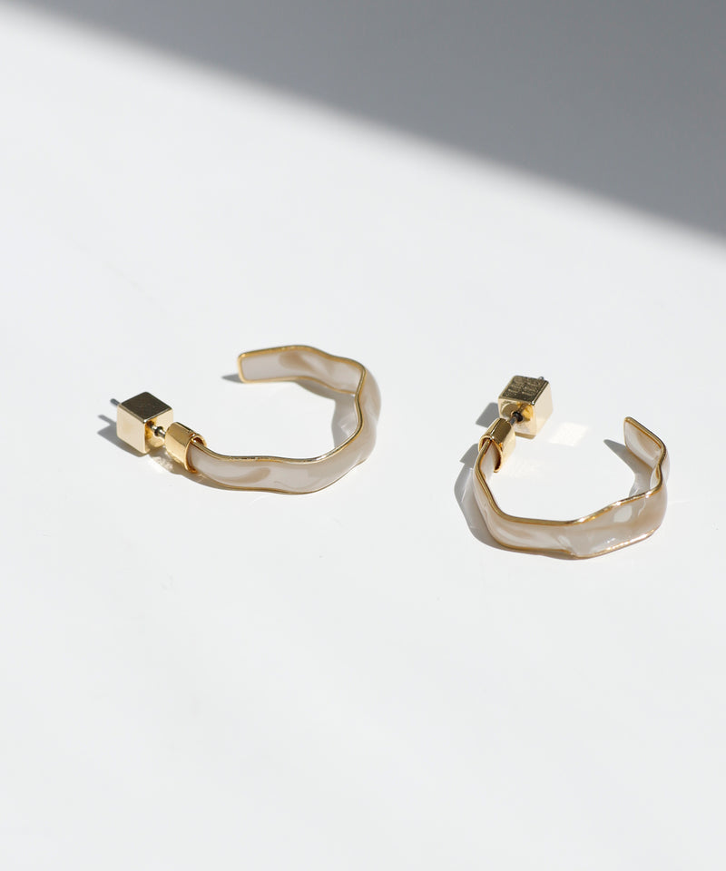 ニュアンスフープピアス[M][Sheerchic]