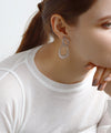 シアードロップバックキャッチピアス[Ownideal]