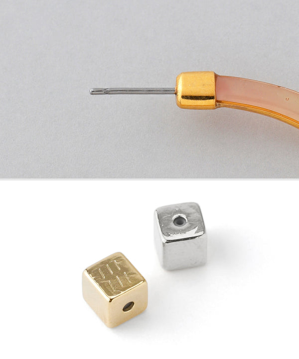 クリアカラーフープピアス[L][Ownideal]