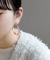 クリアカラーフープピアス[L][Ownideal]