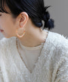 クリアカラーフープピアス[L][Ownideal]