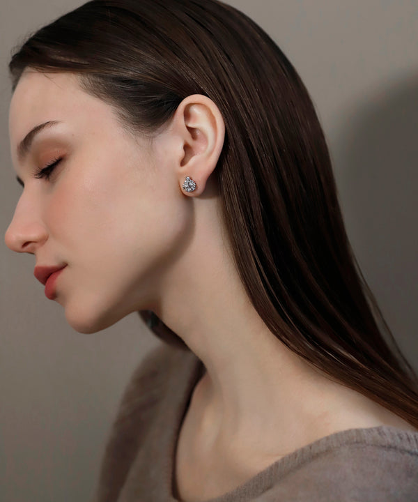 ビジューボール2WAYピアス[Sheerchic]