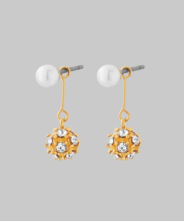 パール×ビジューボール2WAYピアス[Sheerchic]
