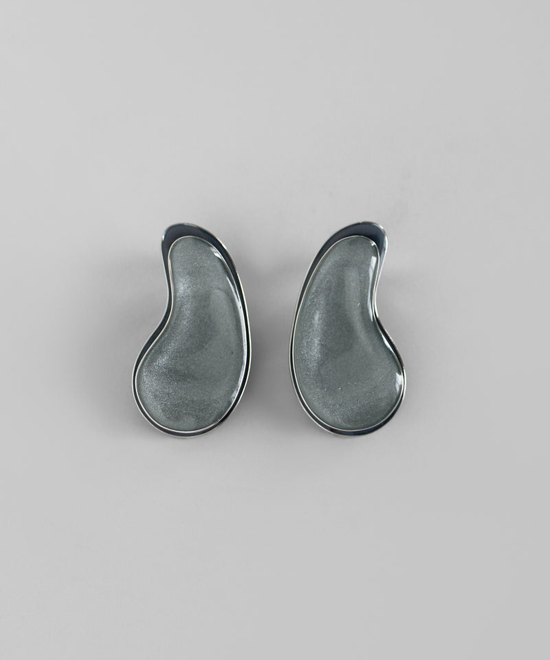 Two-tone drop earrings [Ownideal]