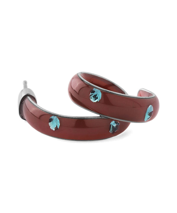 カラービジューループラインピアス[Ownideal]
