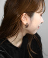 カラービジューループラインピアス[Ownideal]