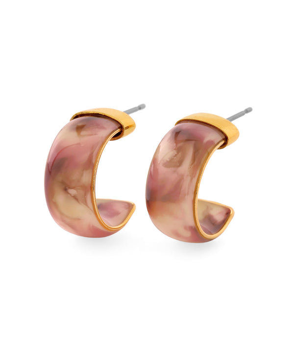 マーブルフープピアス[Ownideal]