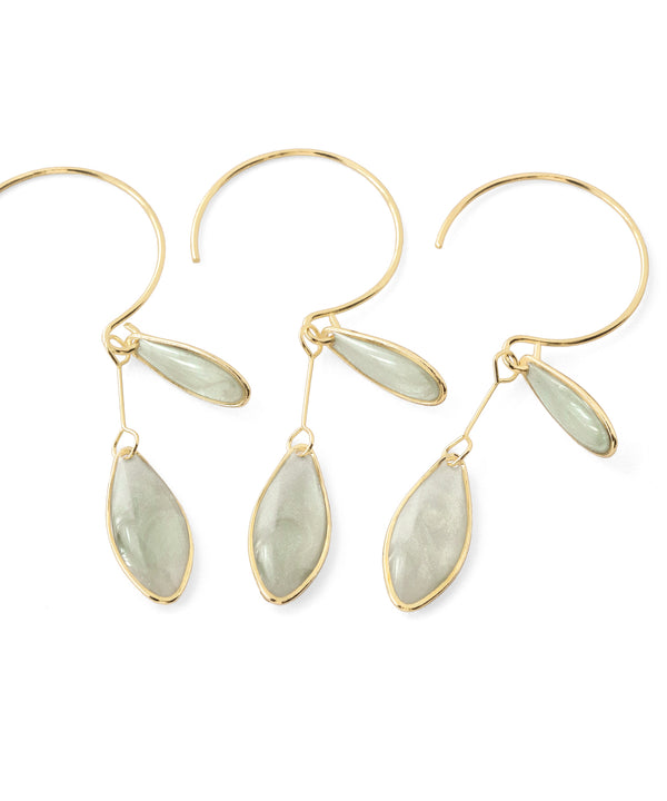 マーブルフックピアス