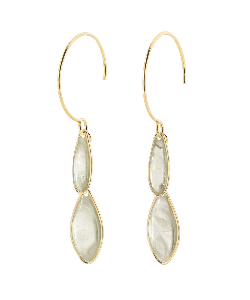 マーブルフックピアス