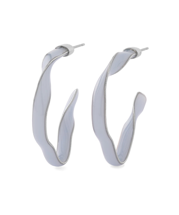 Colored hoop earrings [Sheerchic]