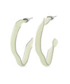 Colored hoop earrings [Sheerchic]